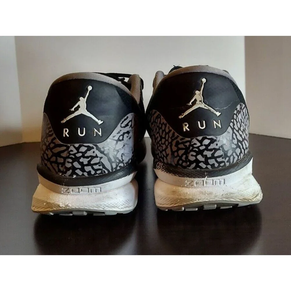 Jordan Zoom Tenacity 88 'Black Cement' 2018 Size 9.5 Sneakers AV5878-002 - Picture 4 of 9